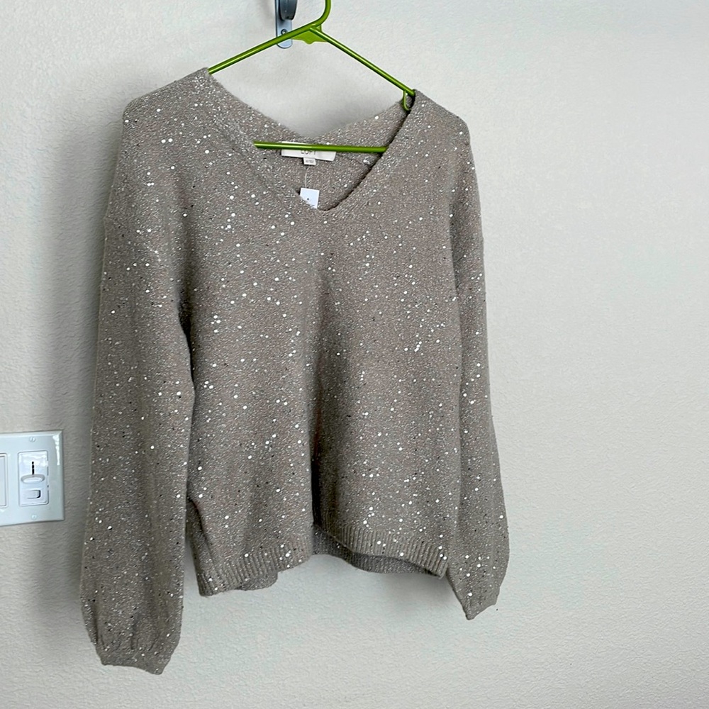 V Neck Cropped Sweater